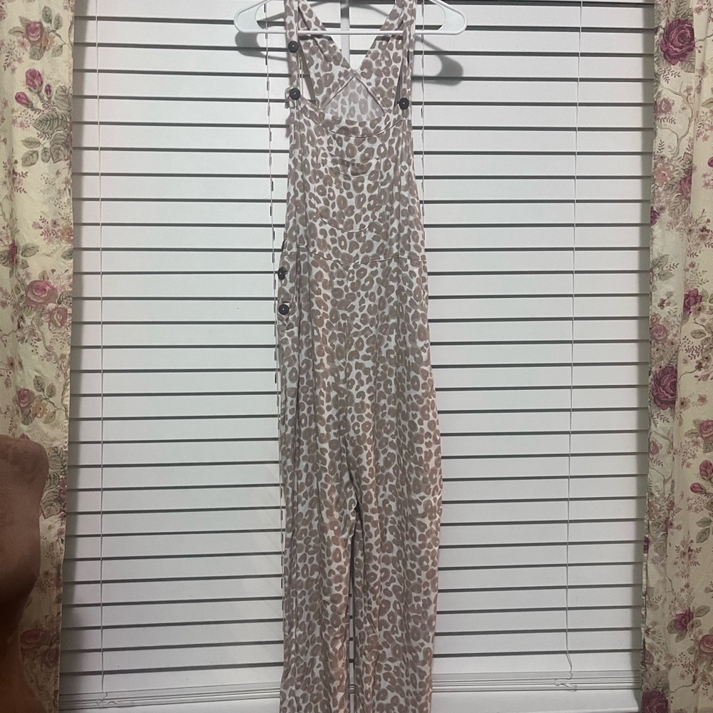 Sacred Threads Beige and White Jumpsuit